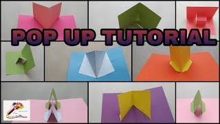 Popup Tutorial 1  Basic pop up craft Pop up card  3D Popup craft  Popup Craft SS Craft Mantra 1 [upl. by Cornelius]