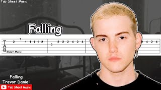 Trevor Daniel  Falling Guitar Tutorial [upl. by Ida490]