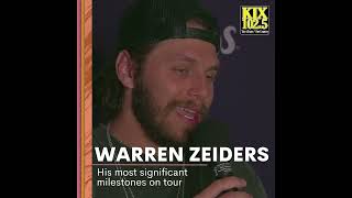 Warren Zeiders  Tour Milestones [upl. by Faludi]