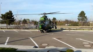 Decolare elicopter militar IAR 330 Puma SOCAT Bacau [upl. by Hanley]