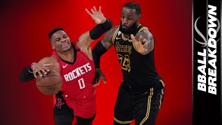 Russell Westbrook Costs Houston Best Chance At Series Rockets vs Lakers Game 2  2020 NBA Playoffs [upl. by Ihc]