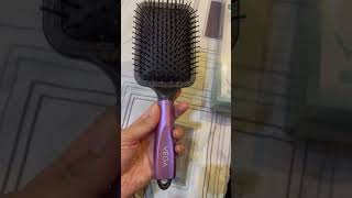 Vega hair brush review from nykaa❤️ haircare review trending shorts [upl. by Odlabu]