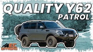 Quality Y62 Touring Package  4499KG GVM Front Bar Rear Bar Snorkel Drawers Twin batt EC OFFROAD [upl. by Claus]