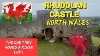 RHUDDLAN CASTLE 1284 Where Wales Officially Came Under English Rule Learn Welsh History With Anna [upl. by Enitsud]