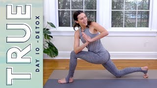 TRUE  Day 10  DETOX  Yoga With Adriene [upl. by Ehcnalb]