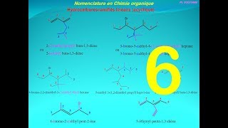 6chimie organique  exemple de nomenclature dune molécule organique [upl. by Renae353]