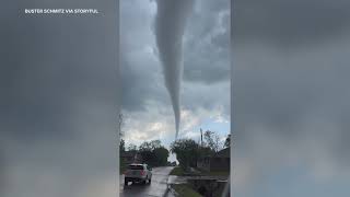 Deadly TornadoWarned Storm Strikes Northeast Kansas [upl. by Aicaca398]