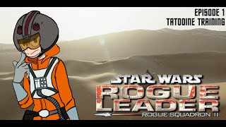 Tsu plays Star Wars Rogue Squadron II Rogue Leader Ep 1  TRAIN TO BE A PILOT IN TATOOINE [upl. by Eanil644]