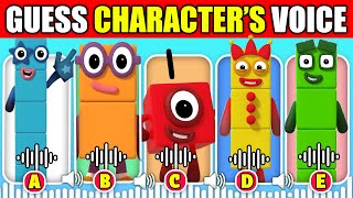 🔊 Guess The NUMBERBLOCKS Characters By Their Voice  Number Blocks Animation Quiz [upl. by Roda]