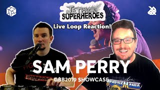 Reaction to Sam Perry Showcase  SBX Grand Beatbox Battle 2019 [upl. by Ynaffat]