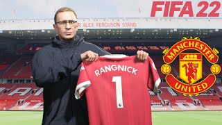 FIFA 22 Ralf Rangnick Man Utd VS Leeds Utd Highlight [upl. by Telrahc]