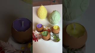 Ostereier aus Kerzen🐣 candlemaking kerzengießen kerzendiy ostern osterdeko [upl. by Quiteri]