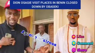 DION OSAGIE EXPLORE CULTURAL CENTRE IN BENIN ABANDONED BY EX GOV OBASEKI [upl. by Gnouhk]