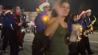 2021 Hollins High School Royal Regiment Marching Band  Pinellas Park Christmas Parade [upl. by Beckerman]