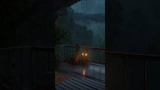 Cozy Forest Balcony Rain 🌧️ [upl. by Vierno]