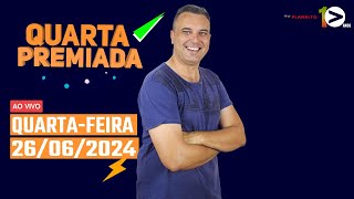 QUARTA PREMIADA  AO VIVO  26062024 [upl. by Eelegna]