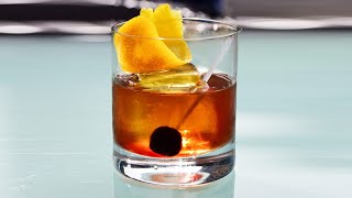 Manhattan Cocktail Recipe 🥃🗽 [upl. by Atnim344]