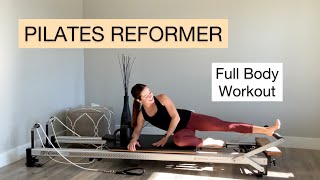 Pilates Reformer Workout  Full Body  Intermediate Level [upl. by Anavoig]