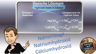 Basische Lösungen Laugen Hydroxide Salze und Lösungsprozesse [upl. by Aynatan485]