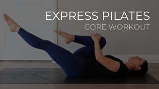 Quick amp Effective Mat Pilates Core Workout  No Equipment [upl. by Edelstein]