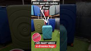 American tourister 77cm buy 2  3000 worth cabin free  pondicherry Diwali offer n dreams bags shop [upl. by Layap735]