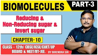 Biomolecules reducing non reducing inverts sugar 11 12 NEET JEE  chemistry by birendra Kumar [upl. by Elahcar216]