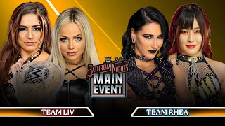 WWE Liv Morgan amp Raquel Rodriguez vs Rhea Ripley amp Iyo Sky Full Match WWE Highlights [upl. by Terina]