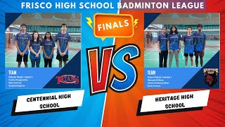 Frisco High School Badminton League Finals [upl. by Laud]