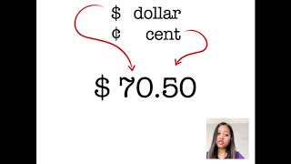 Dollars and Cents  Math Tutorial [upl. by Ube]