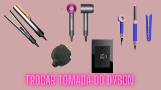 Trocando a tomada do Secador Dyson dyson [upl. by Alah]