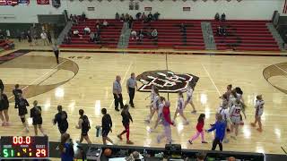 Brookings vs Aberdeen Central High School Girls JuniorVarsity Basketball [upl. by Enetsirk190]