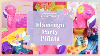 ✨SHOWCASE✨ Polly Pocket Flamingo Party Piñata [upl. by Leahsim]