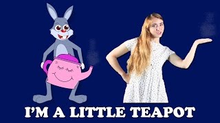 I’m a Little Teapot with Lyrics and Actions  Action Songs for Children  British Kids Action Songs [upl. by Lohse]