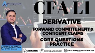 CFA L1 Derivatives Forward Committment amp Contingent Claim Core Questions Practice [upl. by Osmen]