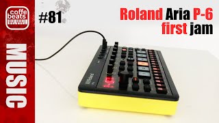 CoffeBeats 81  Roland Aria P6  First Jam [upl. by Aitnauq]