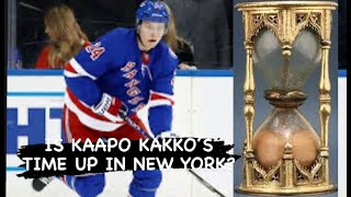 IS KAAPO KAKKOS TIME UP IN NEW YORK nhl nhlplayoffs newyorkrangers nhltrades nhltraderumors [upl. by Reinald]