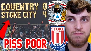 EMBARRASSING  STOKE CITY BATTER COVENTRY CITY 04 [upl. by Erdnuaed875]