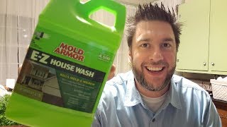 Mold Armor EZ House Wash clean vinyl siding without scrubbing 2 [upl. by Westfahl]