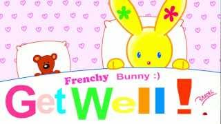 Bon retablissement  carte  Frenchy bunny  in French [upl. by Latvina]