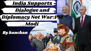 We Support Dialogue And Diplomacy Not War Says PM MODI In BRICS SUMMIT [upl. by Ledeen]