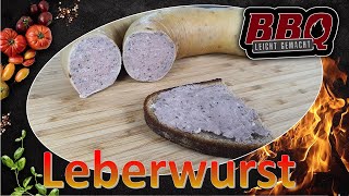 Leberwurst selber machen Das perfekte Anfänger Rezept [upl. by Salvucci505]