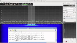 APRS reception with Funcube Dongle and Gqrx [upl. by Amelita6]