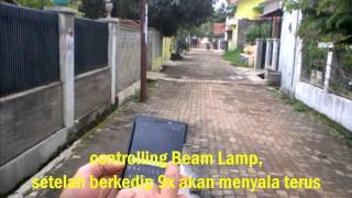 72 Meter Bluetooth Smartphone controlling Beam Lamp amp Hazard [upl. by Lavro]