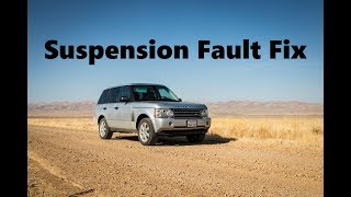 Suspension Fault Fix  0609 Land Rover Range Rover HSE L322 [upl. by Diahann]