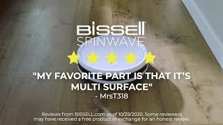 Reviewers agree BISSELL® SpinWave® Robot is a game changer for busy homes with pets [upl. by Collie]