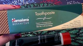 Himalaya Herbal Healthcare Botanique Toothpaste Neem amp Pomegranate REVIEW [upl. by Alston]