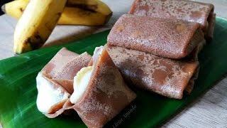 Resep Dadar Gulung Isi Coklat dan Vla Vanila [upl. by Ailecara]