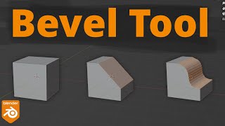 Blender 34  Bevel Tool [upl. by Ynnam]