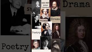 British Literature Syllabus Drama and Poetry ugcnet englishliterature booktok [upl. by Alra]