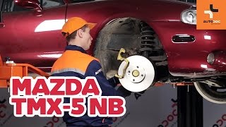 Wie MAZDA MX5 Bremsscheiben vorne und Bremsbeläge wechseln TUTORIAL  AUTODOC [upl. by Oisacin]